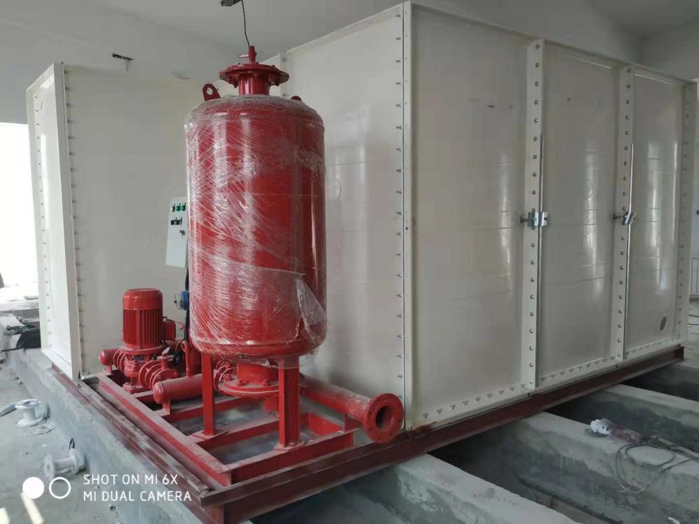 玻璃钢消防箱泵一体水箱